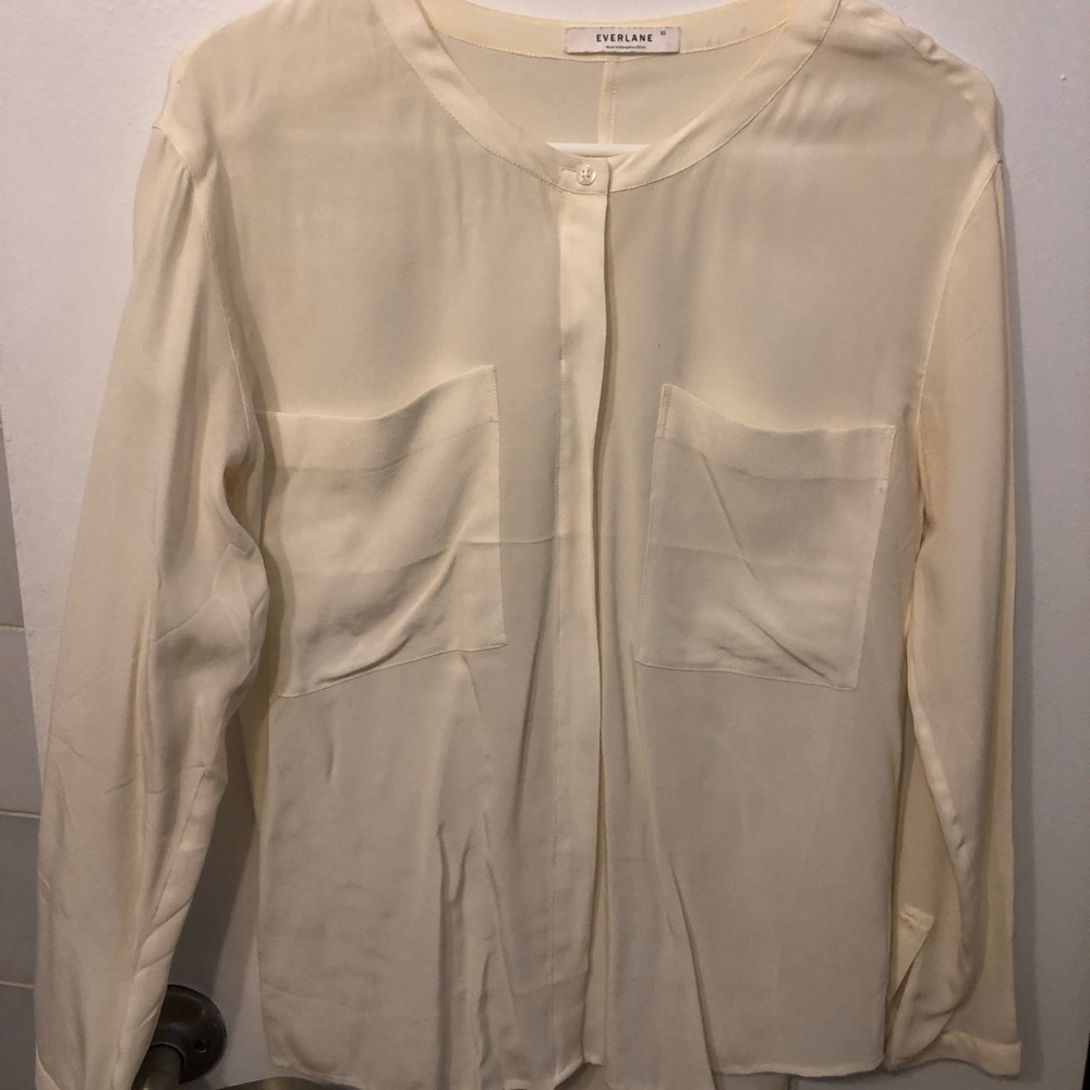 Everlane silk blouse